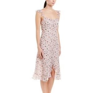 Nanette Lepore You And I Silk Midi Dress